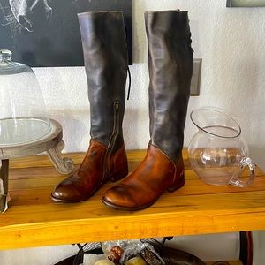 BedStu tall leather boot
